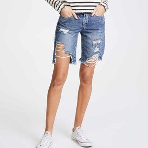 Blank Denim Distressed Shorts